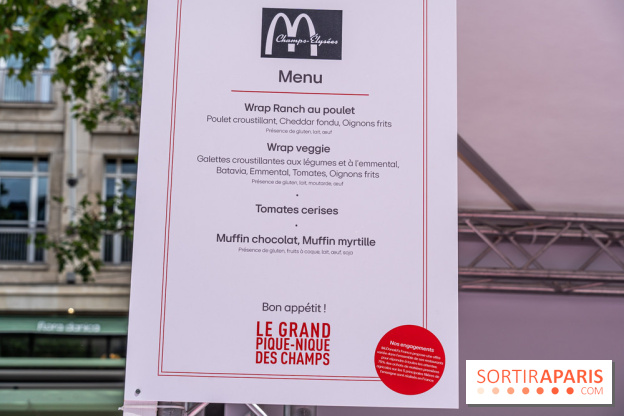 Grand pique nique des Champs-Élysées - photos