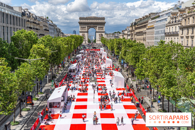 Grand pique nique des Champs-Élysées - photos