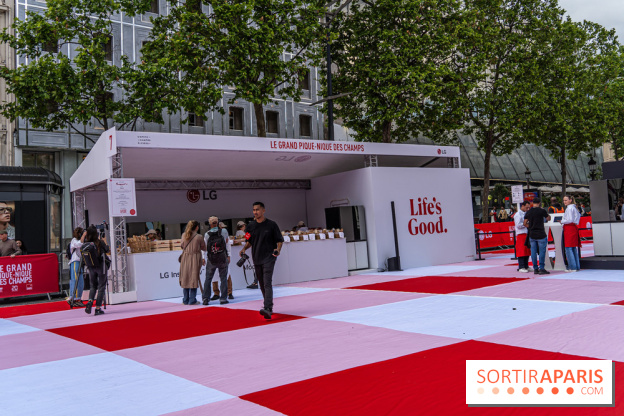 Grand pique nique des Champs-Élysées - photos