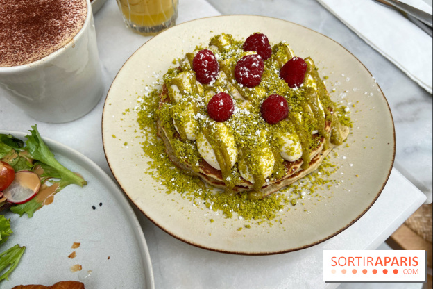 Oma - All Day Food - Pancakes pistache framboise