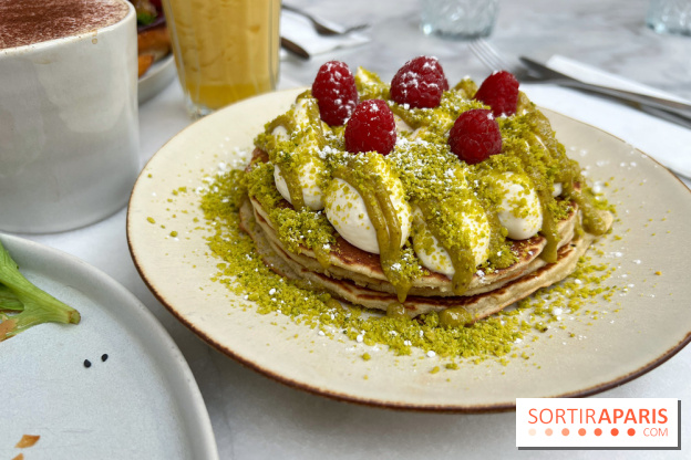 Oma - All Day Food - Pancakes pistache framboise