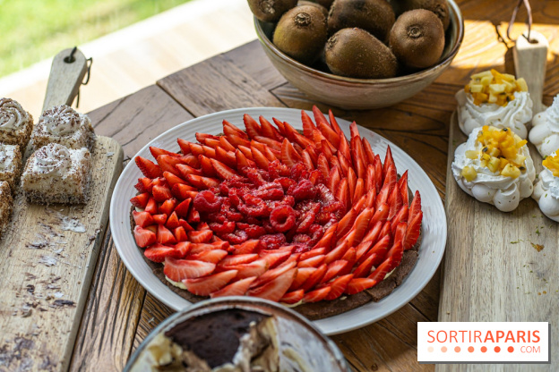 Le brunch maison de l'Auberge des 3 Hameaux, le fantastique brunch des Yvelines -  tarte aux fraises