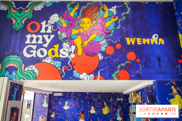 Oh my Gods, l'exposition de Wenna qui nous plonge dans des mondes merveilleux au musée en Herbe - IMG20240605113104
