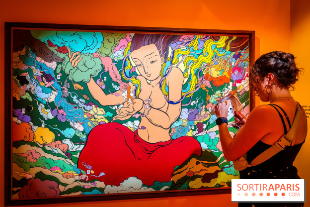 Oh my Gods, l'exposition de Wenna qui nous plonge dans des mondes merveilleux au musée en Herbe - IMG20240605113955