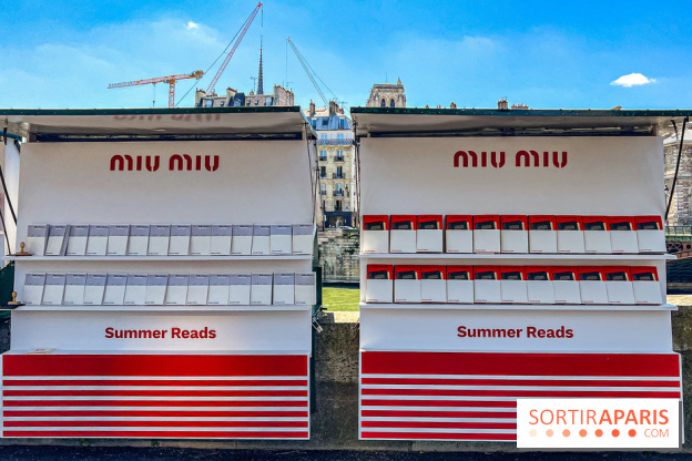 Miu-Miu distribue des livres et des glaces gratuites sur les quais parisiens !