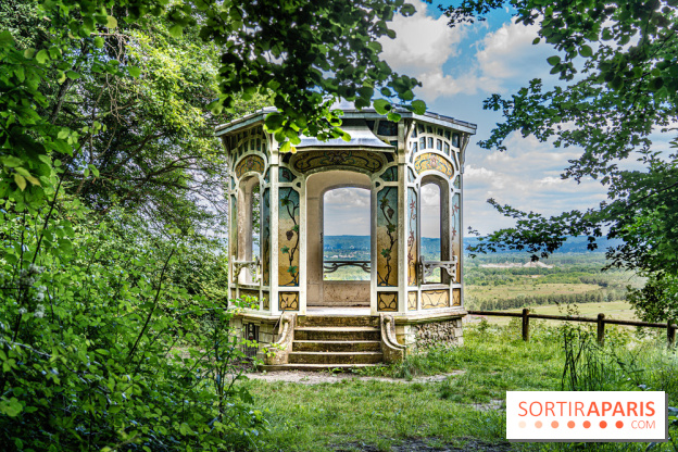 Le kiosque du belvédère de Chatillon à Risny-sur-Seine en Yvelines