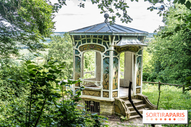 Le kiosque du belvédère de Chatillon à Risny-sur-Seine en Yvelines