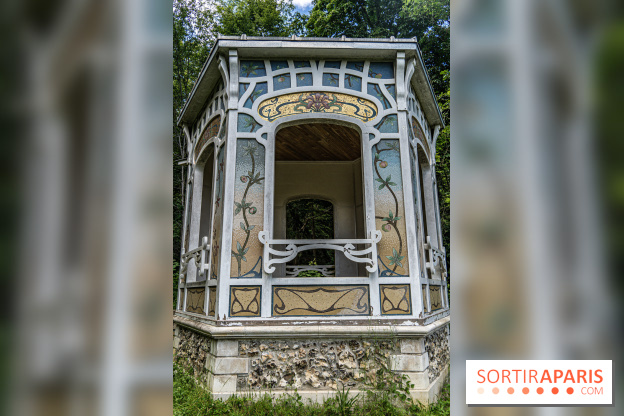 Le kiosque du belvédère de Chatillon à Risny-sur-Seine en Yvelines