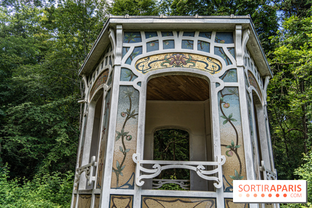 Le kiosque du belvédère de Chatillon à Risny-sur-Seine en Yvelines