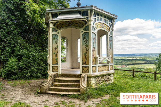 Le kiosque du belvédère de Chatillon à Risny-sur-Seine en Yvelines