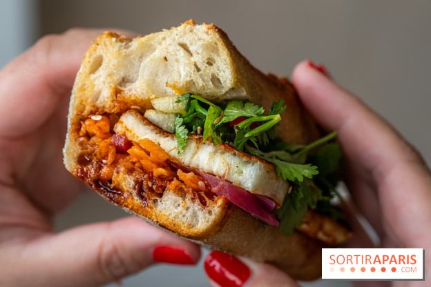 Hoa Cà Phê, le Coffee Shop Vietnamin du 11e à Paris -  banh mi végétarien