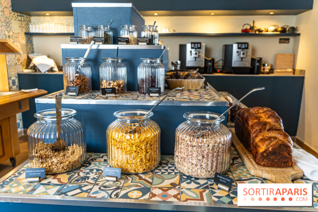 Le Brunch à volonté du belvédère au Domaine de la Corniche dans les Yvelines - photos -  céréales