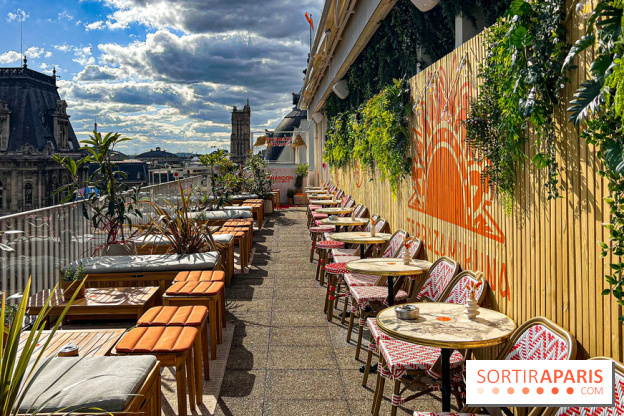 Terraza Mikuna, bar à tapas sud-américain sur la terrasse rooftop du BHV Marais - image00003