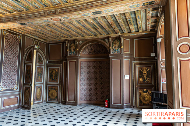 Le Château de la Roche Guyon, le château troglodyte dans le Val-d'Oise - 95 -  salle des gardes