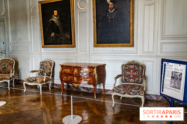 Le Château de la Roche Guyon, le château troglodyte dans le Val-d'Oise - 95 -  mobilier