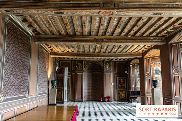 Le Château de la Roche Guyon, le château troglodyte dans le Val-d'Oise - 95 -  salle des gardes