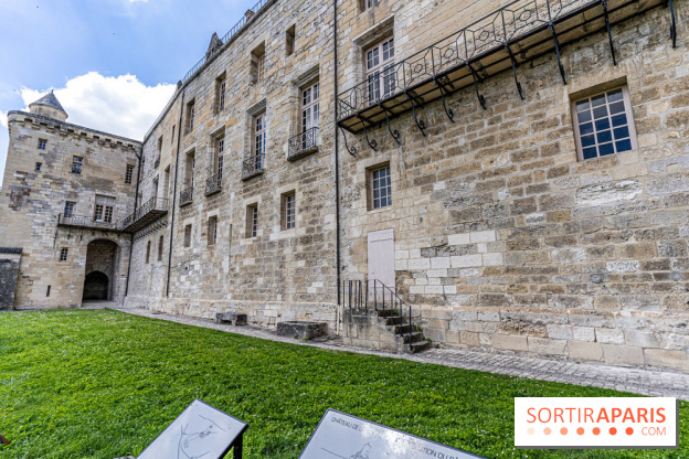 Le Château de la Roche Guyon, le château troglodyte dans le Val-d'Oise - 95 -  terrasse