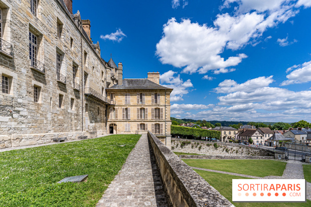 Le Château de la Roche Guyon, le château troglodyte dans le Val-d'Oise - 95 -  terrasse
