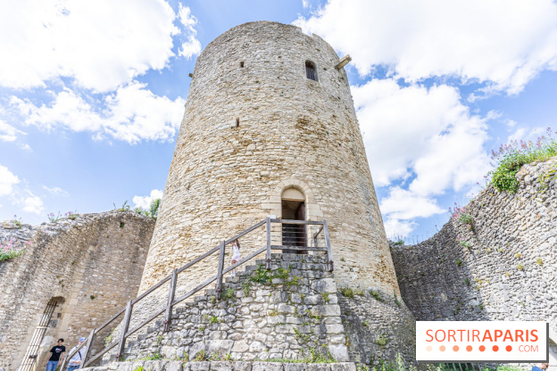 Le Château de la Roche Guyon, le château troglodyte dans le Val-d'Oise - 95 -  donjon