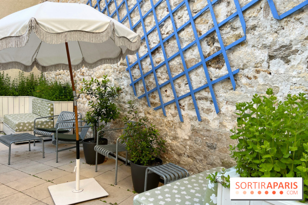 Hôtel Rosalie - Patio terrasse