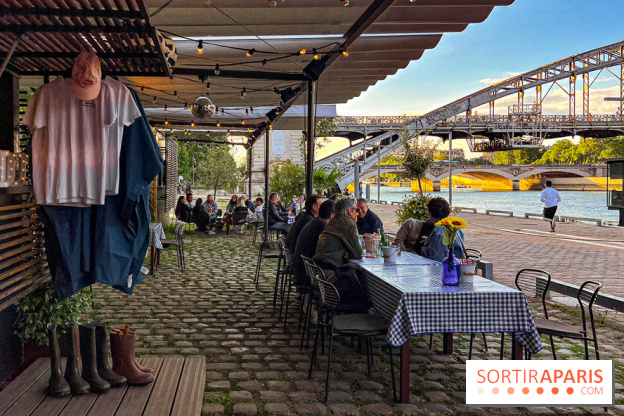 Chouchou sur Seine, la terrasse festive de l'hôtel Chouchou sur les quais parisiens