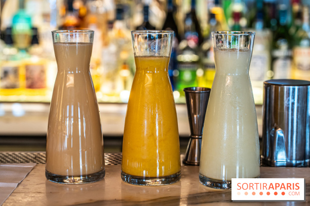 Brunch du Vesper Paris 7e - buffet à volonté et plats à table -  jus de fruits