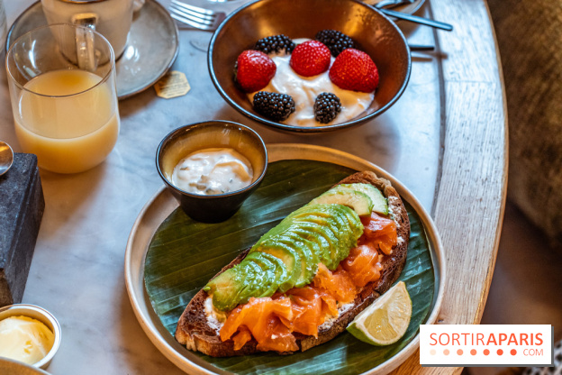 Brunch du Vesper Paris 7e - buffet à volonté et plats à table -  avocado toast