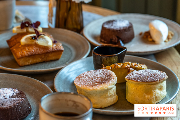 Brunch du Vesper Paris 7e - buffet à volonté et plats à table - desserts - fluffy pancakes