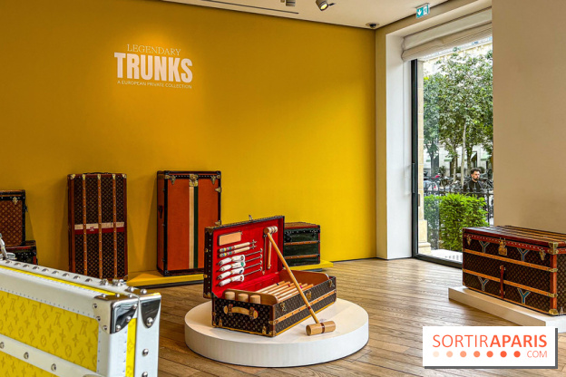 L'exposition de malles Louis Vuitton chez Christie's Paris