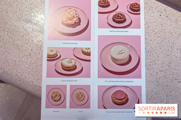 Le Café de la Rose Lancôme par Nina Métayer sur les Champs-Elysées à Paris - les pâtisseries 
