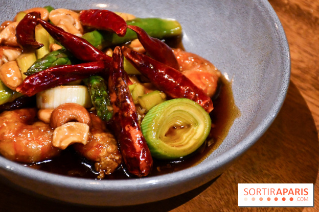 Madame Fan, le restaurant gastronomique chinois à Paris  -  crevettes Kung Pao