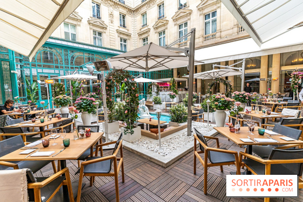 La Terrasse des Roses au Westin Paris Vendome, le patio floral confidentiel