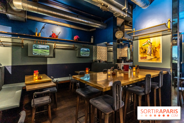 Brunch indien à Paris par Baranaan et Pingwoo -  salle restaurant Paris 10e