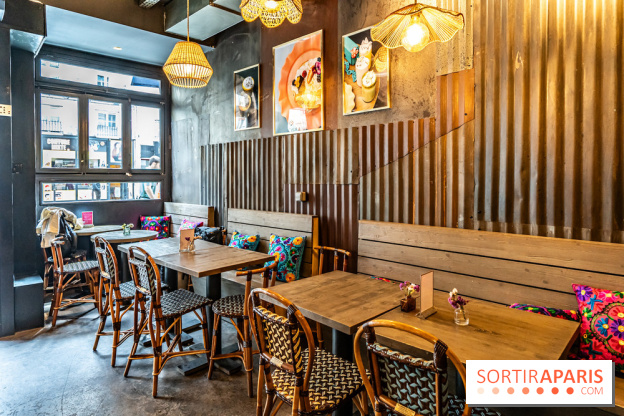 Brunch indien à Paris par Baranaan et Pingwoo -  salle restaurant Paris 10e