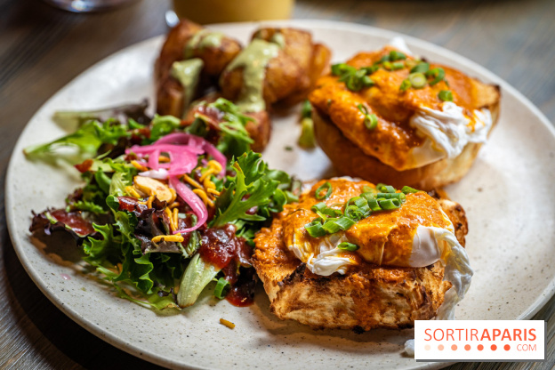 Brunch indien à Paris par Baranaan et Pingwoo -  oeufs Bénédicte au curry