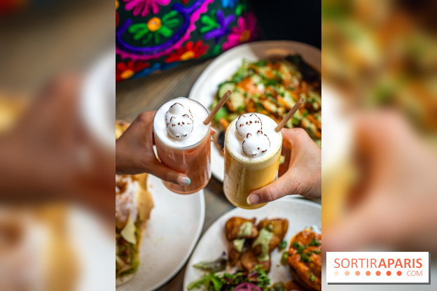 Brunch indien à Paris par Baranaan et Pingwoo -  lassis rose et mangue