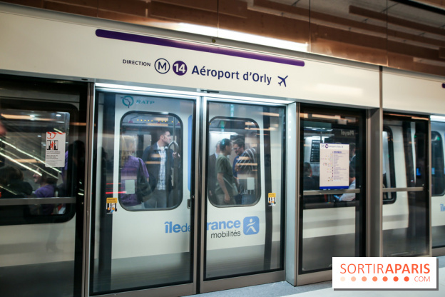 Inauguration du prolongement de la ligne 14, nos photos