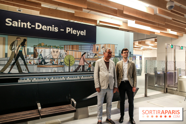 Inauguration du prolongement de la ligne 14, nos photos