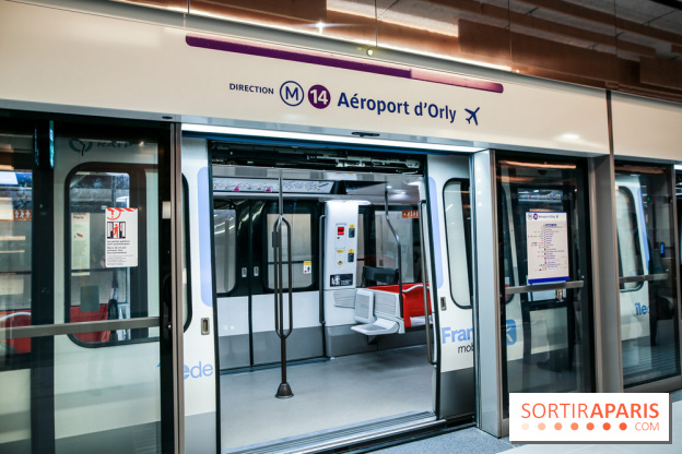 Inauguration du prolongement de la ligne 14, nos photos