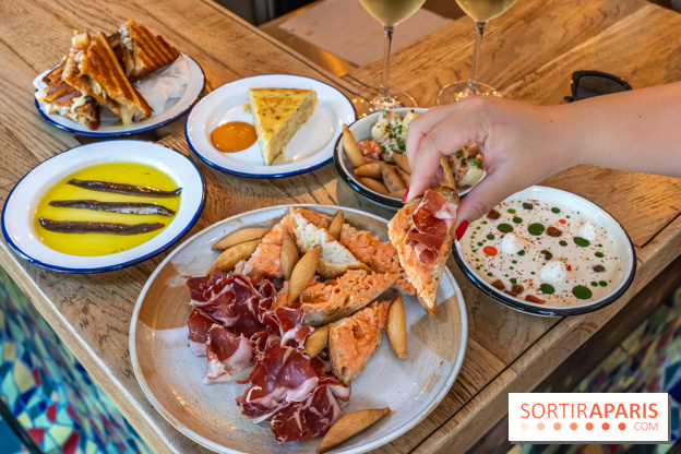 Tina restaurant - bar à Tapas Paris 6  -  pata negra - pan con tomate