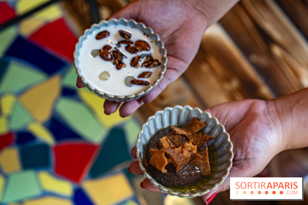 Tina restaurant - bar à Tapas Paris 6  -  riz au lait crème chocolat