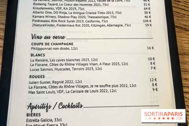 Tina restaurant - bar à Tapas Paris 6  - carte - menu