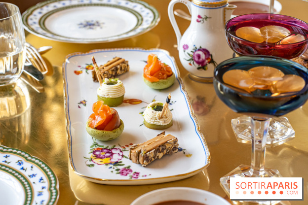 Le Tea Time de la Reine d'Ore à Versailles -  pièces salées