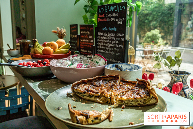 Le brunch à volonté de Chez Molly à Versailles dans les Yvelines - 78 -  quiche