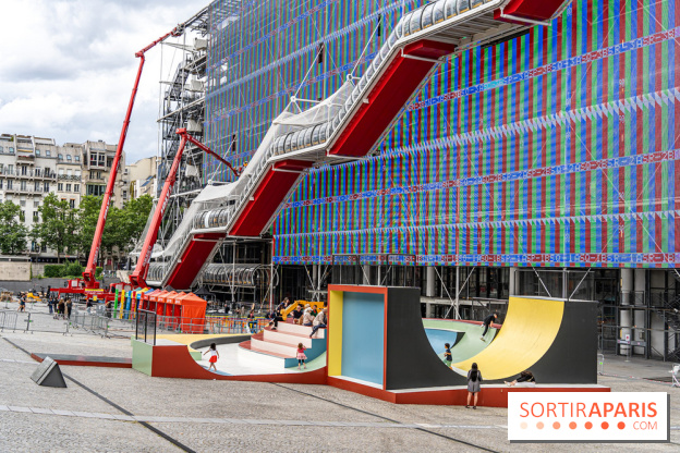 Cycloïde Piazza, le skatepark et œuvre d’art de Raphaël Zarka au Centre Pompidou
