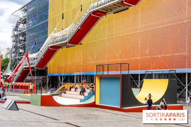 Cycloïde Piazza, le skatepark et œuvre d’art de Raphaël Zarka au Centre Pompidou