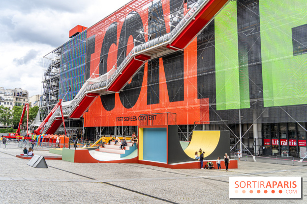 Cycloïde Piazza, le skatepark et œuvre d’art de Raphaël Zarka au Centre Pompidou -  A7C8532