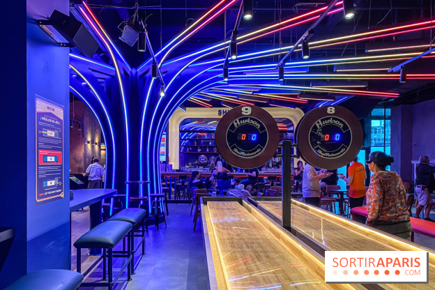 Shuffled, l'enseigne de shuffleboard à Boom Boom Villette - IMG 8592