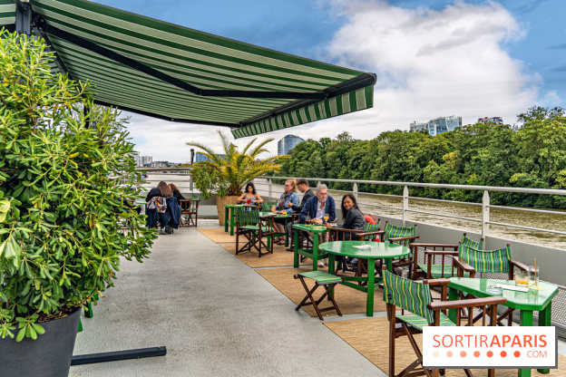 La terrasse de la péniche Maison Jaune à Boulogne façon guinguette - les photos - E271AF77 67C1 4E12 A742 1CDFF1410889
