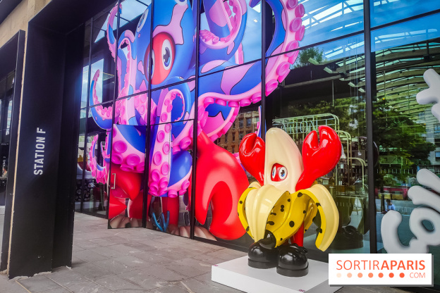 Les homards de l'artiste pop Philip Colbert envahissent la Station F pour une expo gratuite insolite - IMG20240708163345